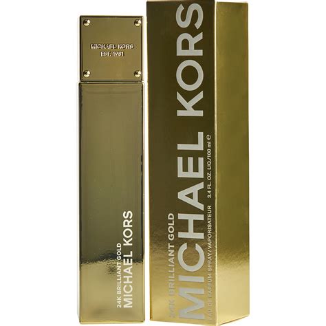 michael kors 24 karat brilliant gold perfume 3.4 oz|Michael Kors 24k gold perfume.